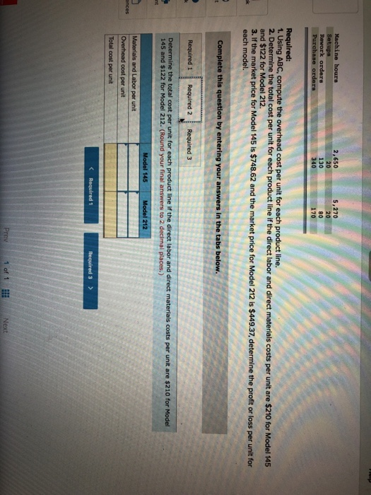 housing assembly in its finishing department. The activitles, costs, uces the mechanical