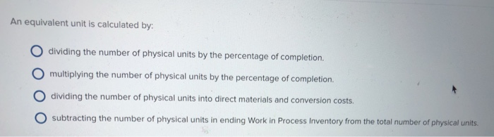 hich of the following statements is Incorrect regarding the production costing report?