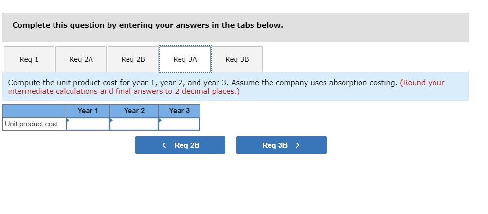 overhead Variable selling and administrative Fixed costs per year: Fixed manufacturing overhead