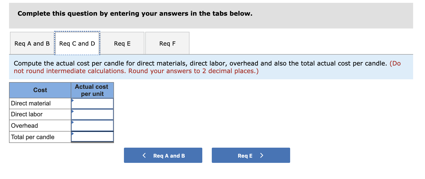 that are finished by hand. The company developed the following standards for