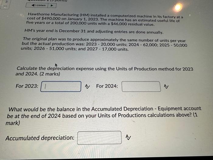thanks a bunch Hawthorne Manufacturing (HM) installed a computerized machine in its