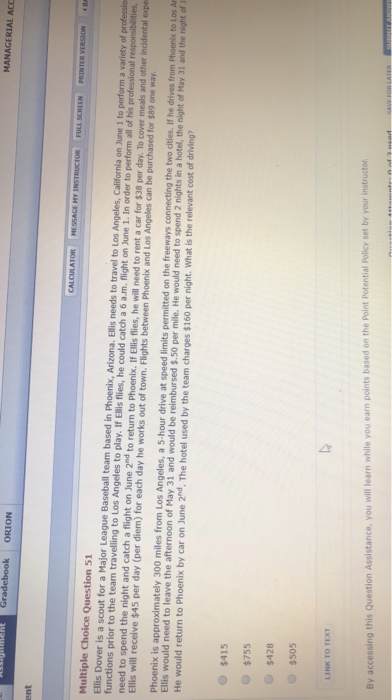  k ORION Multiple Choice Question 51 Ellis Dover is a scout