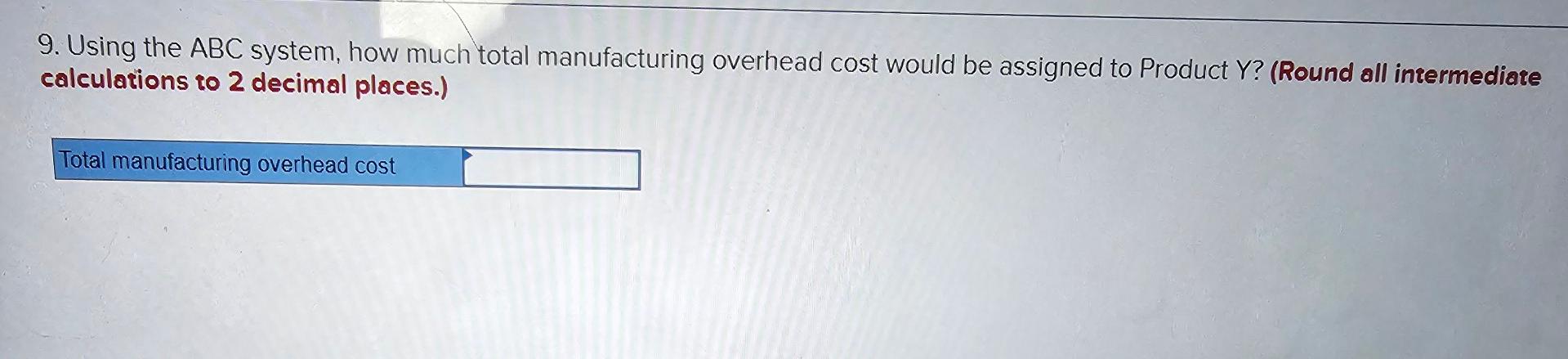 overhead rate based on direct labor-hours. It is considering implementing an activity-based