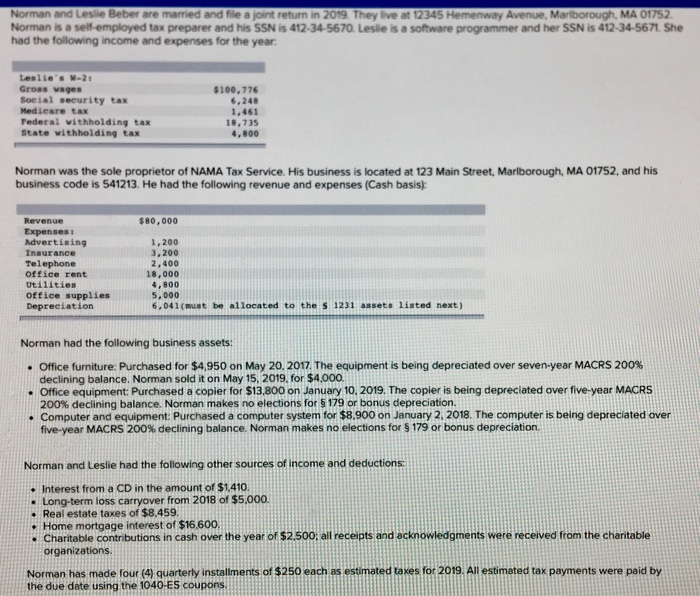  I need help with Form 4562 lines 17 and 19b thank