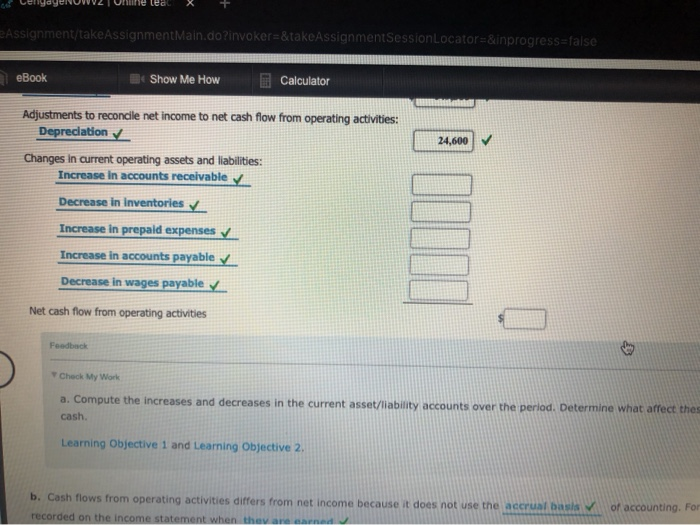 the income statement for the current year was $149,300. Depreciation recorded on