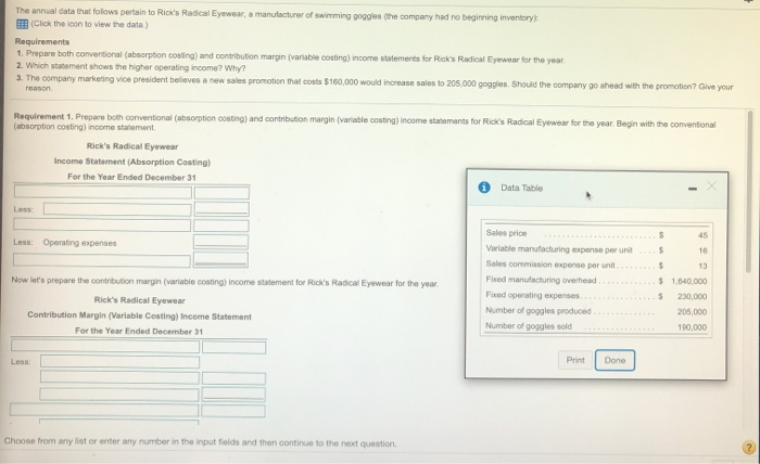  answer quick!! please use all pictures The annual data that follows