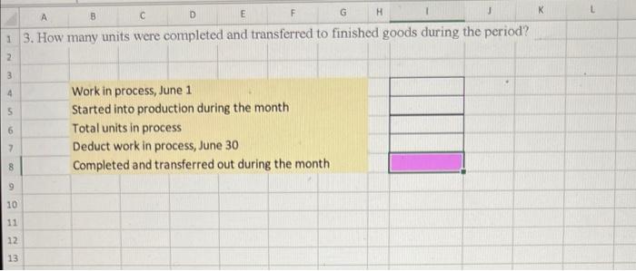 start of work in the Mixing Department. The company uses the weighted