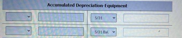 supplies shows $1,160 of unused supplies on May 31 . 3. (a)