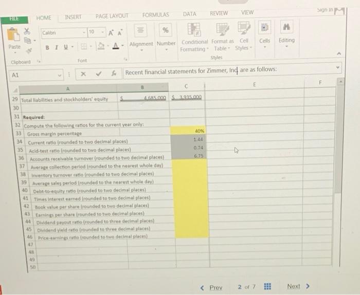 asset management purposes 3. Compute and interpret financial ratios that managers use