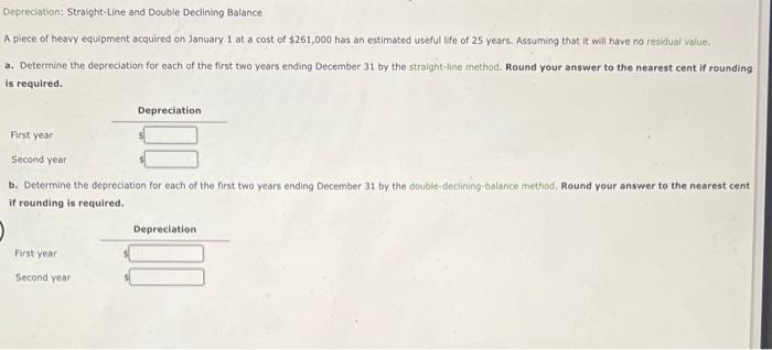 Years Knife Edge Company purchased tool sharpening equipment on July 1,20Y5, for