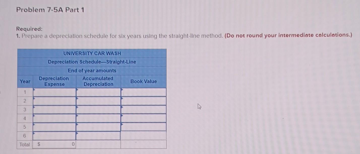 methods (LO7-4) [The following information applies to the questions displayed below.] University