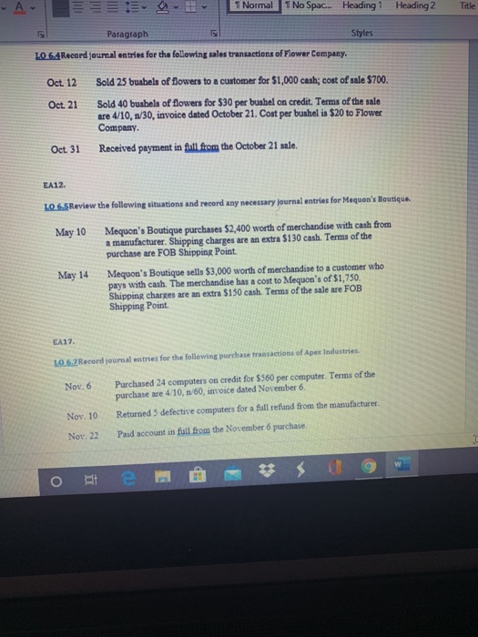 No Spac... Heading 1 Headin A Paragraph Styles EA1. 106.10n March 1,