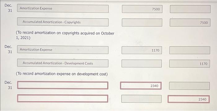 $ 16,990 51,650 Goodwill 116,430 Total $185,070 A copyright (#1) was acquired