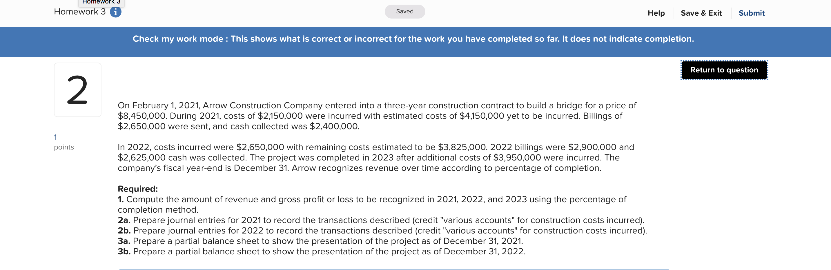 work mode: This shows what is correct or incorrect for the work
