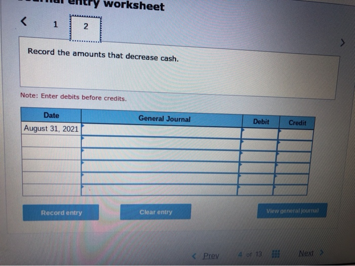 balance for cash of $7,944. Cash receipts yet to be deposited into