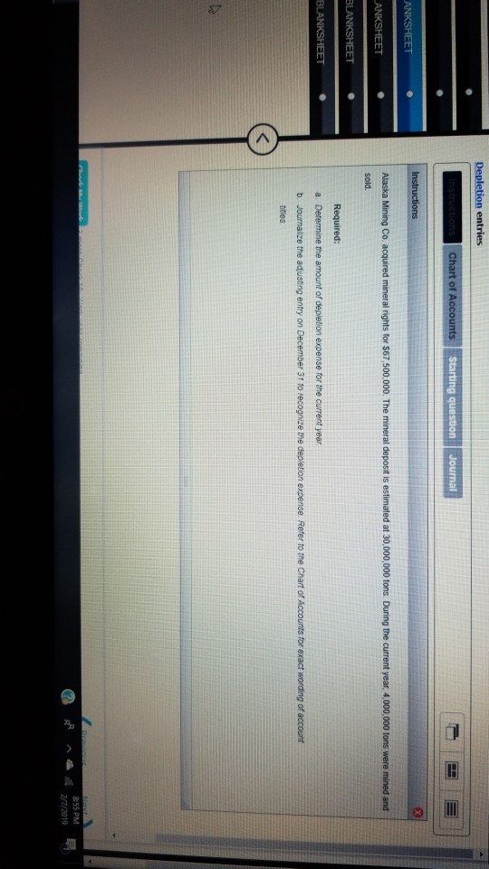 How Print Item Equipment acquired at a cost of $105,000 has an