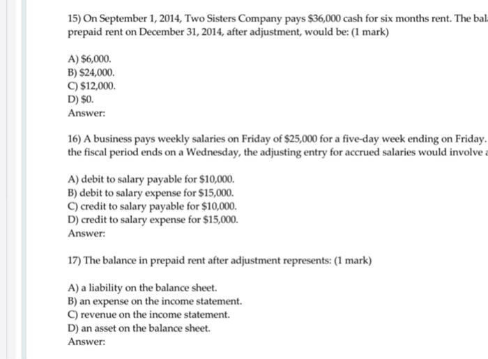 Which of the following statements best describes managerial accounting? (1 mark) A)