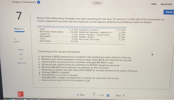  Chapter 3 Homework Saved Help Save& Exit Check n Ricky's Piano
