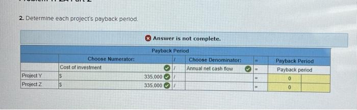rate of return, and net present value LO P1, P2, P3 [The