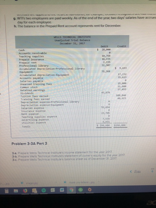financial statements LO P The following information applies to the questions displayed