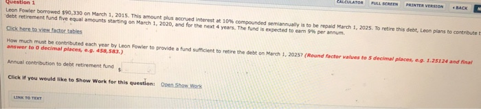  ALCULATOR FULL SCREEN PRINTER VERSION BACK , 2S To mire thil