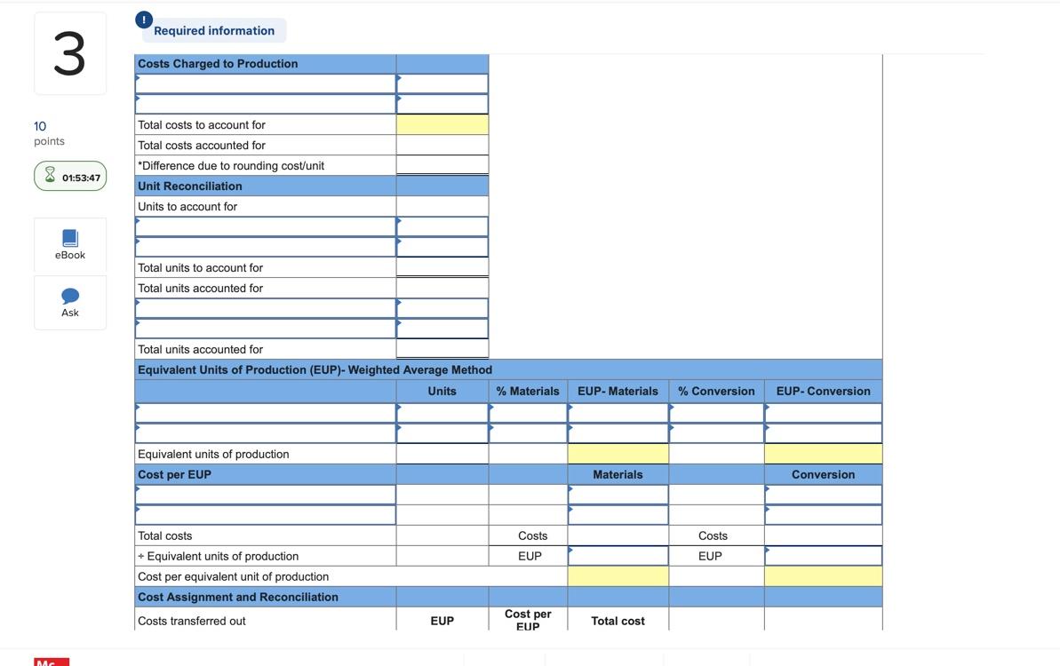 the Exercises below. [The following information applies to the questions displayed below.)