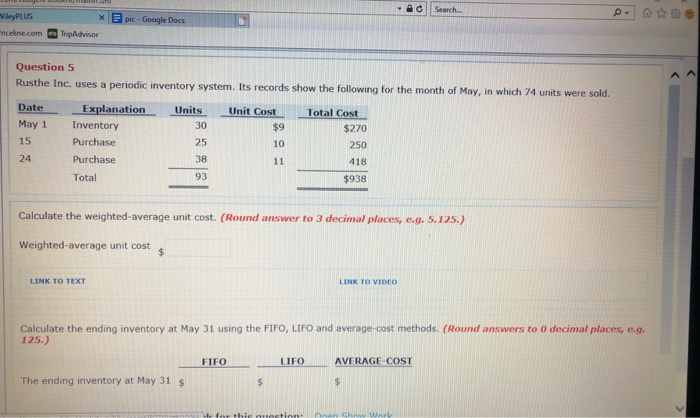  A . PLUS * Epic - Google Docs celine.com TripAdvisor Question