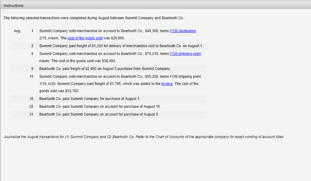 please answer below for only the summit company questions only ! thank