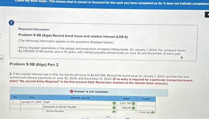  lournal entry worksheet 3 Record the bond issue. Note: Enter debits