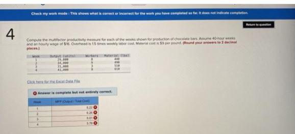  Check my work modo : The shows what is correct er