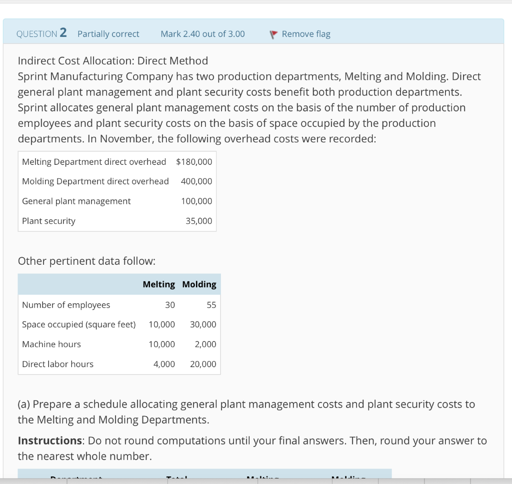 I don't understand how I am getting the wrong overhead rate. Help?