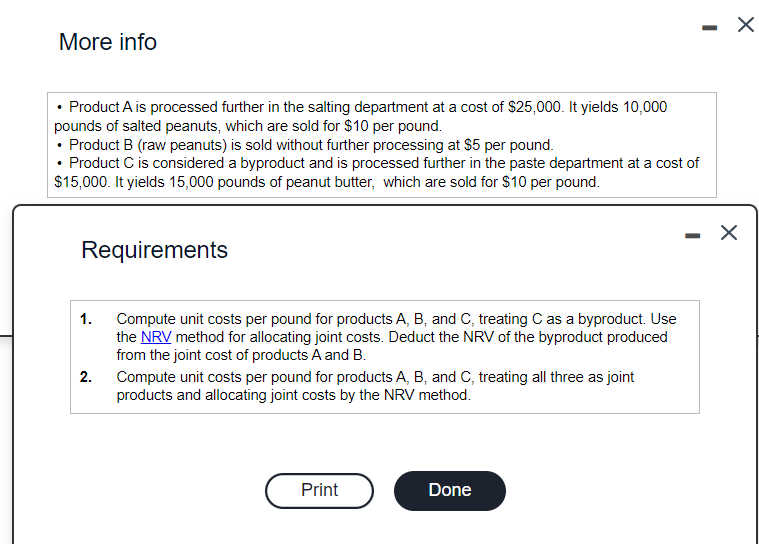 allocated for product C by entering the appropriate amounts. Figure Now compute