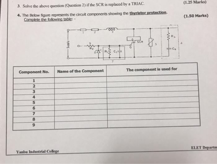  (1.25 Marks) 3. Solve the above question (Question 2) if the