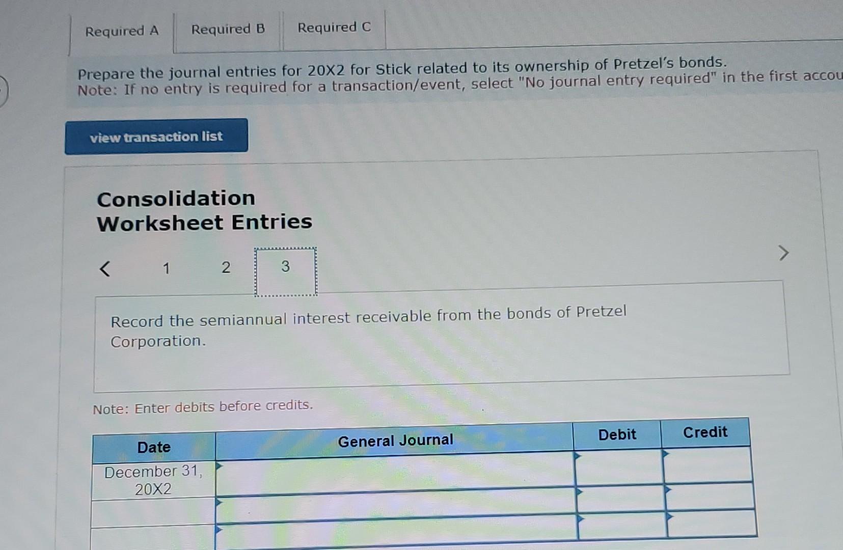 no entry is required for a transaction/event, select "No journal entry required"
