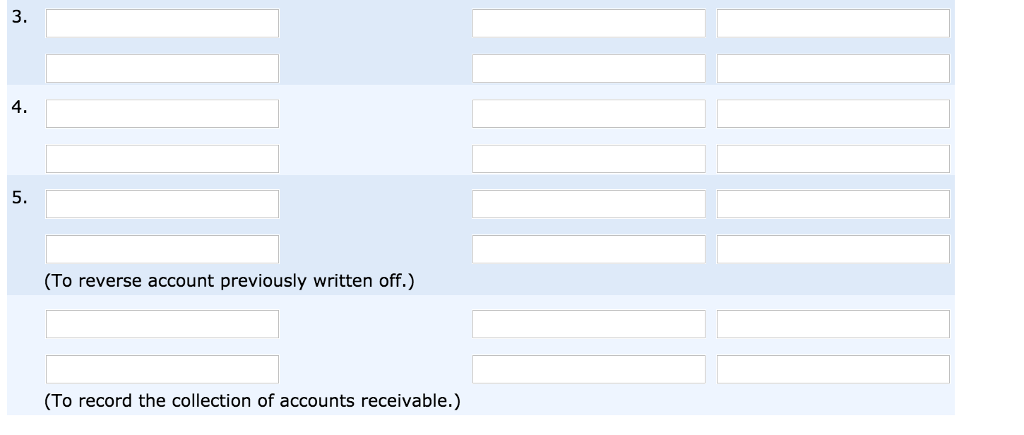 information on its balance sheet. Accounts receivable $969,400 79,900 Less: Allowance for