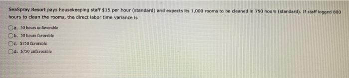  please answer all 3 for a thumbs up please SeaSpray Resort