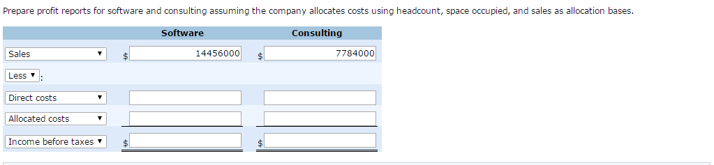 that conduct business over the Internet. The company is organized into two