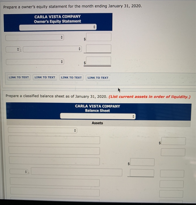 Inventory 9,400 $43,600 Cash $8,650 34,950 $43.600 During January 2020, the following