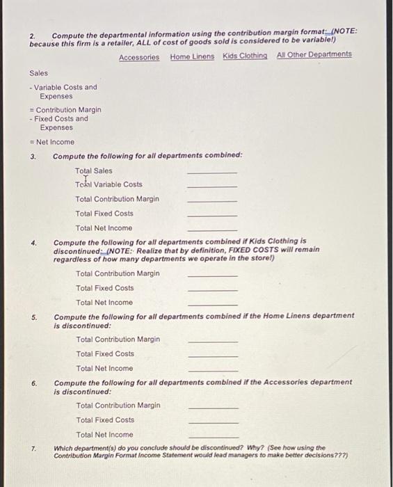 for each of the following if it is a Variable Cost or