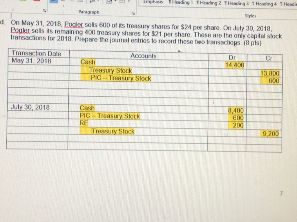 answer key but I don't know where the 600 Paid in capital