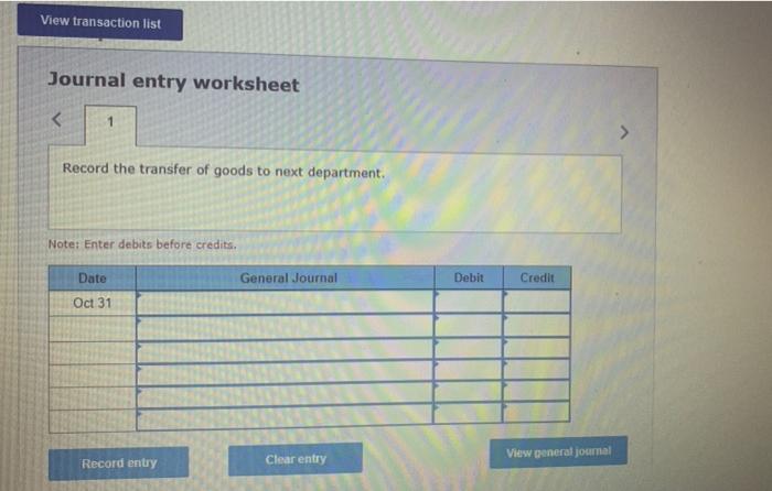 uses monthly reporting periods for its weighted-average process costing system. The Work