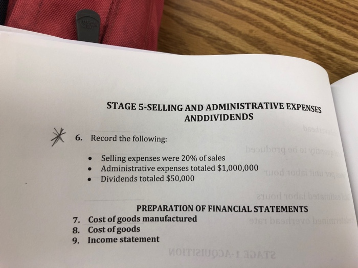  How do i put this into a journal entry ? STAGE