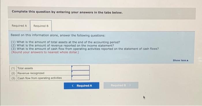 on financial statements LO 7-6 Ultra Day Spa provided $91,300 of services