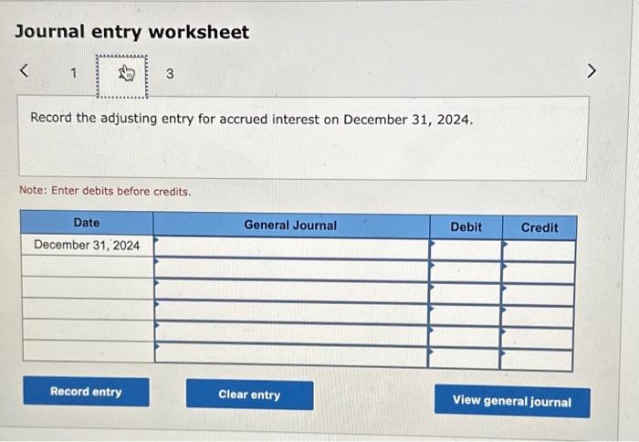 the cash collection of the note and interest on April 1, 2025.