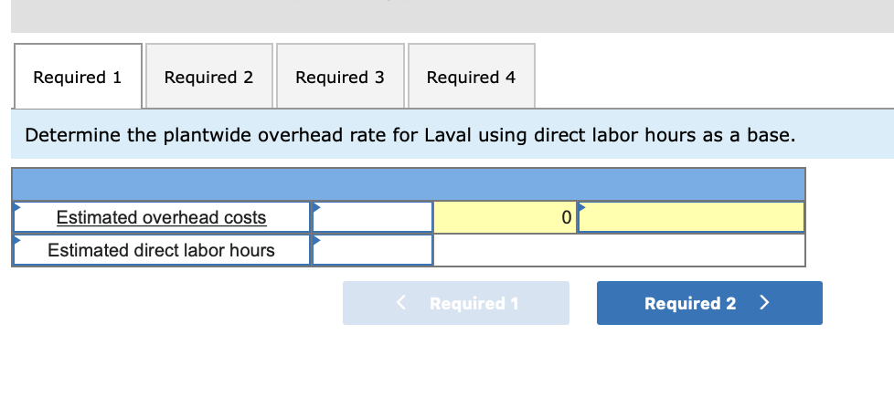 1 Exercise 04-10 Assigning overhead costs using the plantwide rate and departmental