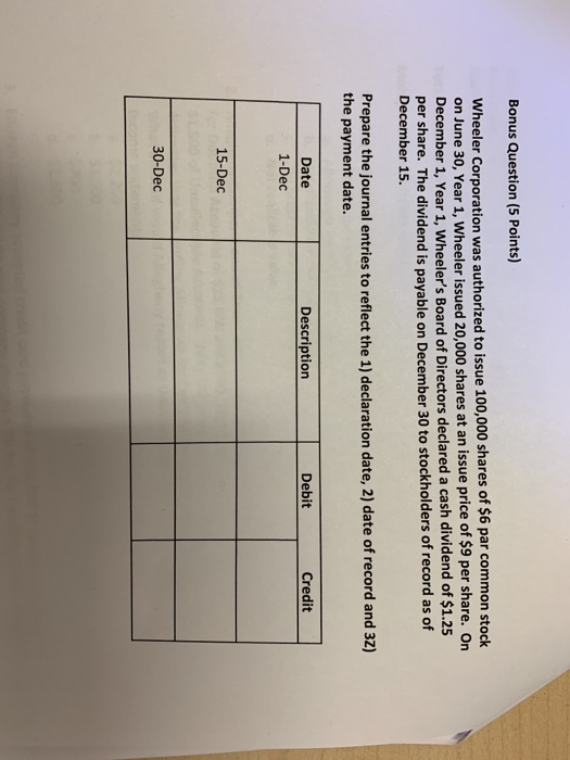 I need the answer as soon as possiple please Bonus Question (5