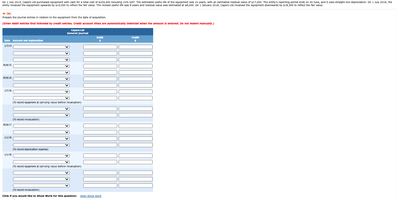 Can someone help me with please :) On 1 July 2014, Capers