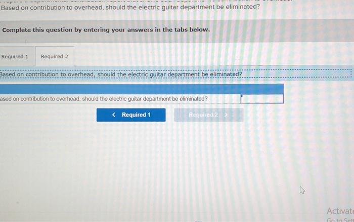 The manufacturer is considering eliminating its electric guitar department since it has