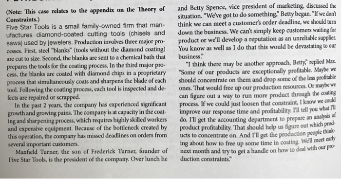  (Note: This case relates to the appendix o the Theory of