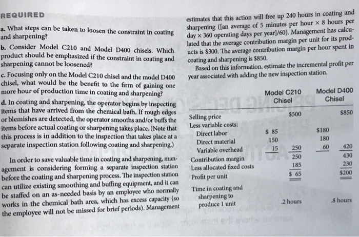 and Betty Spence, vice president of marketing, discussed the Constraints.) situation. "Weve